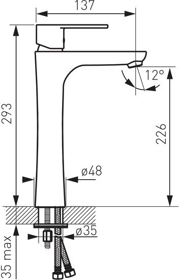 Смеситель Ferro Algeo BAG2L фото 2