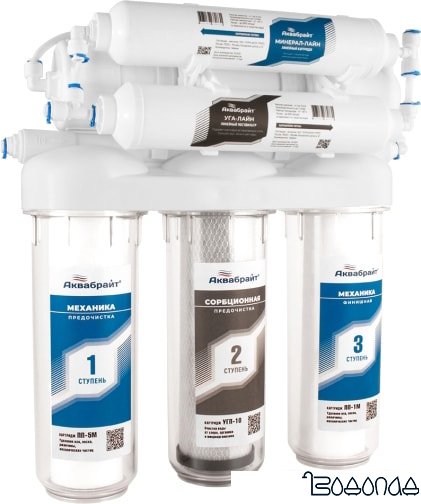 Система обратного осмоса Аквабрайт АБФ-Осмо-6 фото 3
