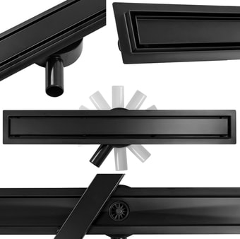 Трап/канал Calani Eco360 100 Black CAL-G0018