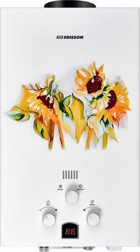 Газовая колонка Edisson E 20 GD (подсолнухи)
