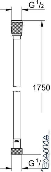 Душевой шланг Grohe Silverflex 28388000 (хром)