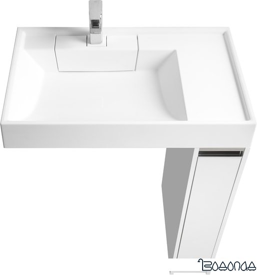 Акватон Тумба с умывальником Лондри 20 1A236101LH010 (белый)