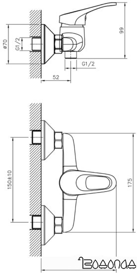 Смеситель Decoroom DR21055