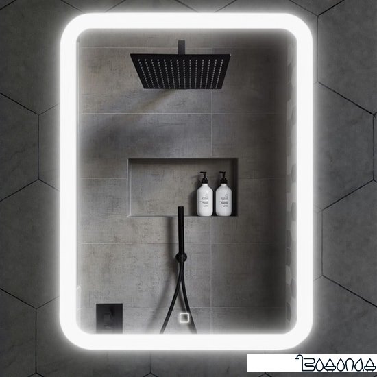 Алмаз-Люкс Зеркало с подогревом ЗП-Н-27 60х80