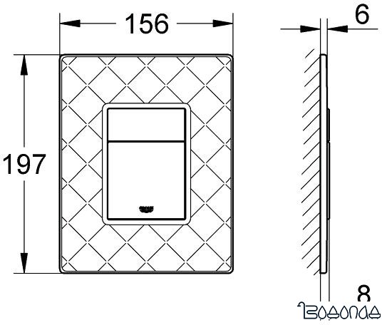 Grohe Skate Cosmopolitan 38913XM0 (бордовый) фото 4