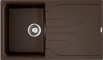 Кухонная мойка Omoikiri Yasugata 86-DC (темный шоколад)
