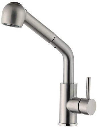 Смеситель ZorG Steel Hammer SH 5144 (нержавеющая сталь)