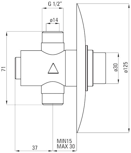 Смеситель Deante Press BBH 048L