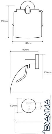 Держатель для туалетной бумаги Bemeta Omega 104212012