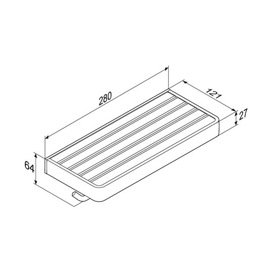 Держатель для туалетной бумаги Damixa Jupiter DA77341900