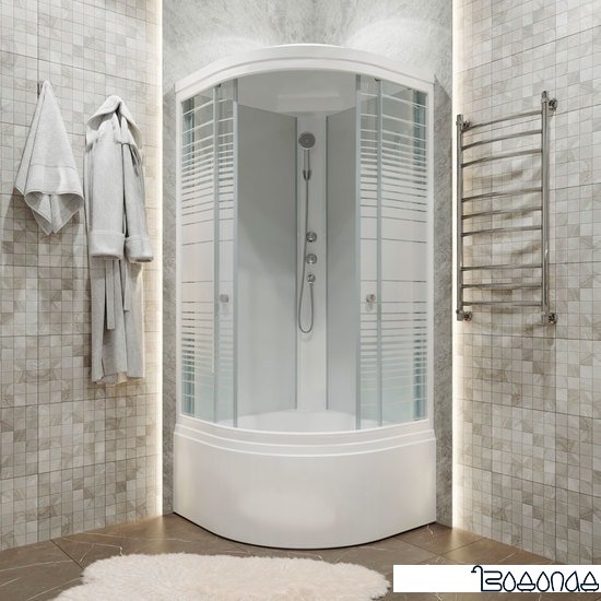 Душевая кабина Triton Стандарт Б3 90x90 (полосы) фото 4