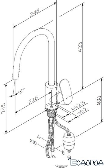 Смеситель AM.PM Like F8012000