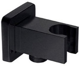 Держатель душевой лейки с подключением Valvex Kvadro Plus Black 2444620