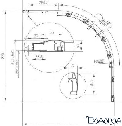 Душевой уголок Ravak Blix XP2CP4 87x87 (хром/прозрачное) фото 2