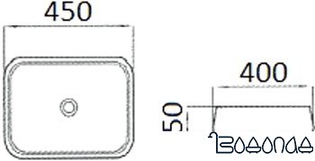 Умывальник CeramaLux MNC189