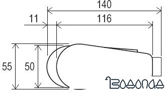 Смеситель Ravak Neo-NO 055.00 [X070019]