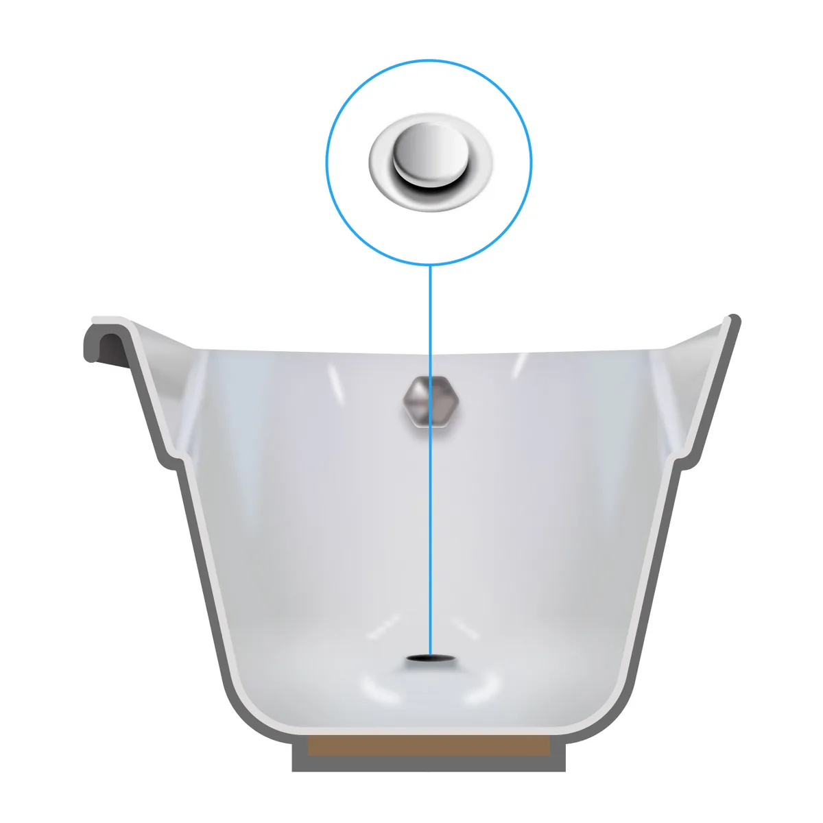 Гладкое сливное отверстие