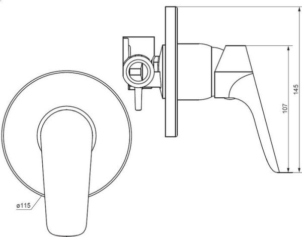 Смеситель Damixa Jupiter 777500300 фото 2