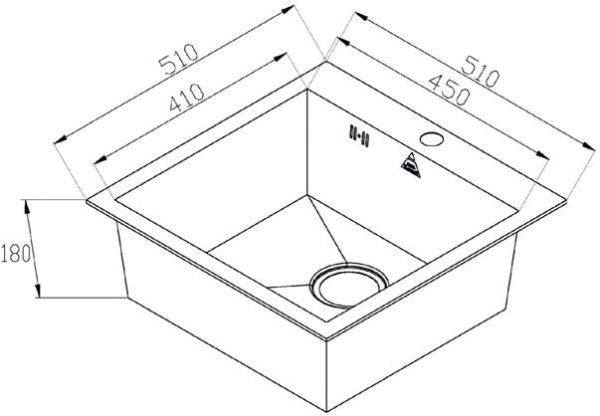 Кухонная мойка ZorG Steel Hammer SH X 4444 ALTA Кухонная мойка ZorG Steel Hammer SH X 4444 ALTA