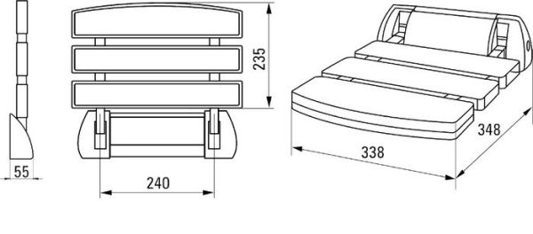 Сиденье для душа Deante Vital NIV 651A (белый)