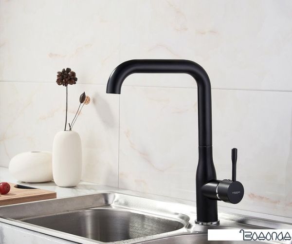 Смеситель Ledeme H98 L4698B (черный матовый)