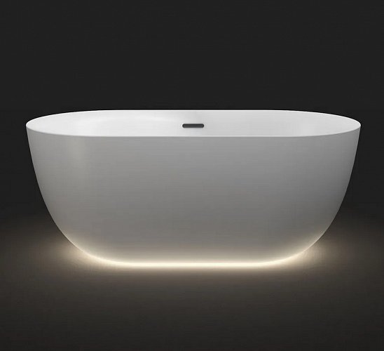 Ванна с нижней фоновой подсветкой