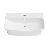 Настенная или накладная раковина Lavinia Boho Bathroom Sink 33311081, 55*42 (глянцевый белый)