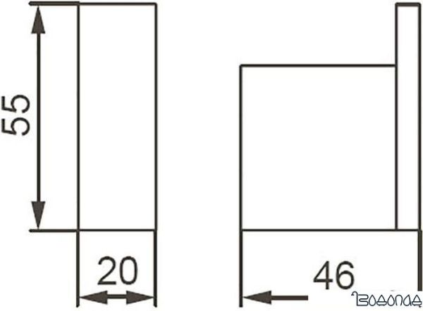 Крючок для ванны Aquanet 5682MB 241901 фото 2
