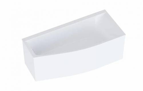 Ванна Astra-Form Скат 170x75x50 пустая, литой мрамор, правая, белая глянцевая, 01010015