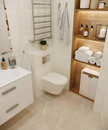 Инсталляция для унитаза комплект 5 в 1 Lavinia Boho Relfix 77020047: система инсталляции для подвесного унитаза, удлиненный комплект креплений, шумоизоляция, кнопка смыва, диспенсер