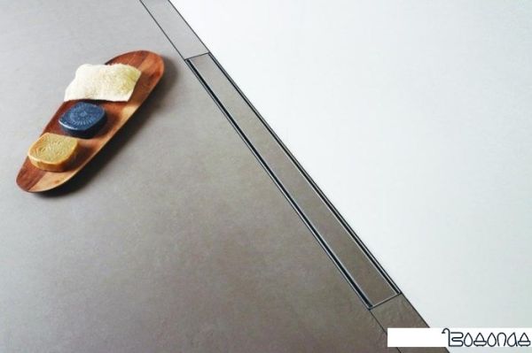 Трап/канал Berges Wasserhaus B1 Keramik 500 090016 (матовый хром) фото 3