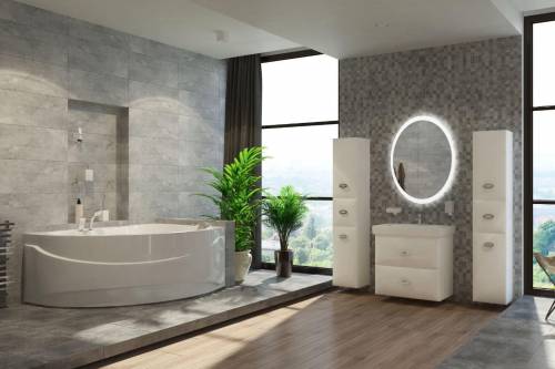 Ванна 1Marka Catania 160*110 правая