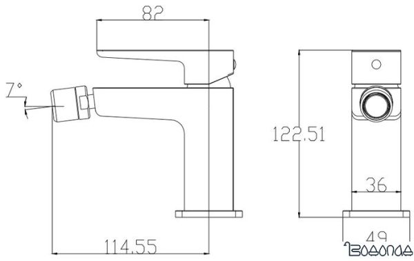 Смеситель Omnires Parma PM7420BL фото 2