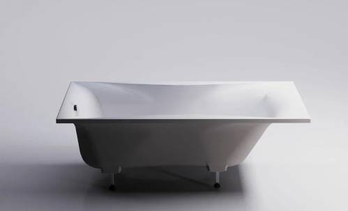 Ванна Astra-Form Вега 170x75 пустая, литой мрамор, белая глянцевая, 01010043