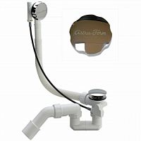 Astra-Form слив-перелив V55R полуавтомат 70 см, пластик, вентиль и клапан латунь хром