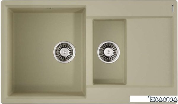 Кухонная мойка Omoikiri Daisen 86-2 BE (ваниль)