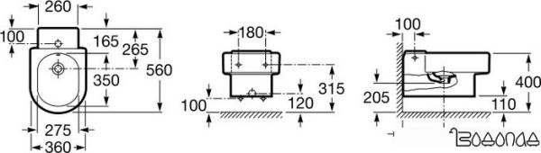 Биде Roca Happening [357565000]