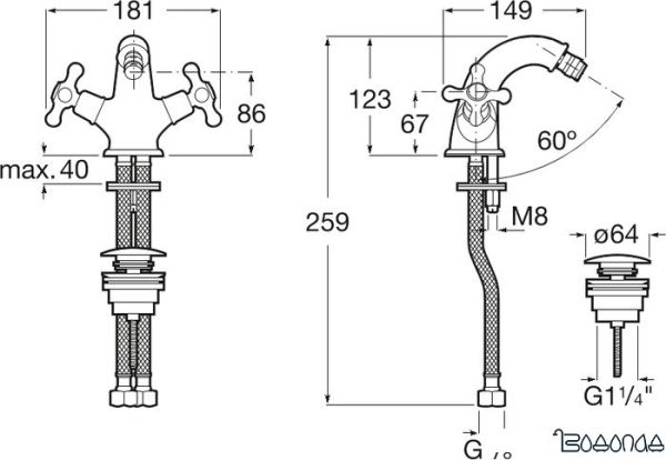 Смеситель Roca Carmen 5A6A4BC00