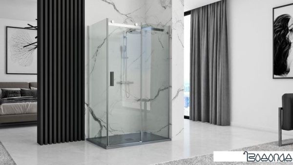 Душевой поддон Rea Rock 100x80 (серый)