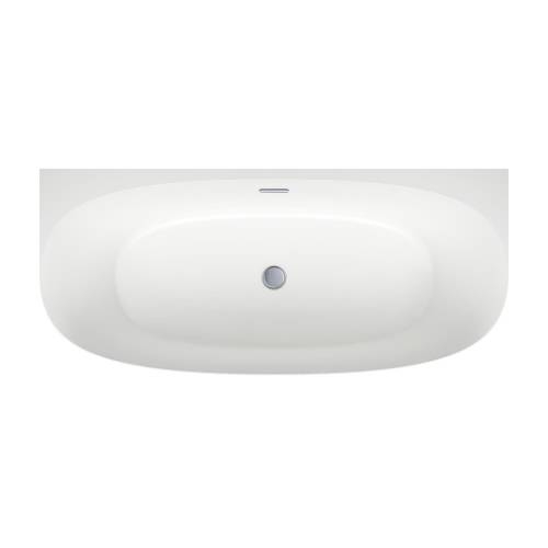 Пристенная акриловая ванна Wellsee Belle Spa 2.0 235804001, 170*75 см, цвет белый глянец. Набор 4 в 1: ванна 235804000, каркас, экран, слив-перелив хром 231921000
