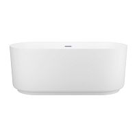 Отдельностоящая  акриловая ванна Wellsee Saint-Germain 28270101R, 150*70 см, цвет белый  глянец. Набор 4 в 1: ванна 282701000, ножки, экран, слив-перелив хром  231921000.