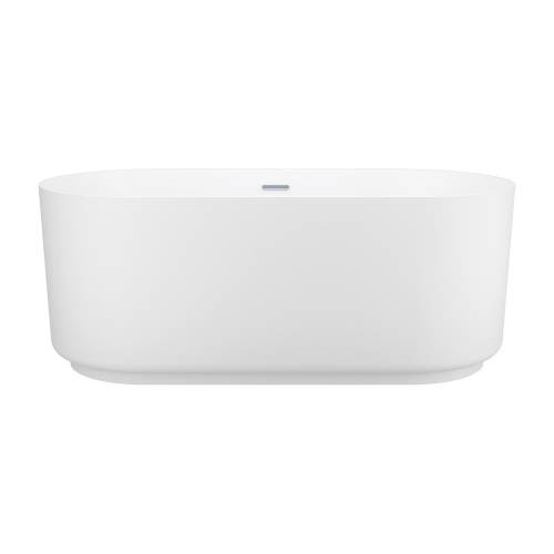 Отдельностоящая  акриловая ванна Wellsee Saint-Germain 28270101R, 150*70 см, цвет белый  глянец. Набор 4 в 1: ванна 282701000, ножки, экран, слив-перелив хром  231921000.