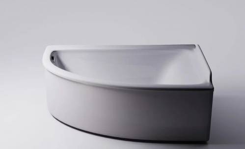 Ванна Astra-Form Анастасия 182x125, литой мрамор, правая, белая глянцевая, 01010024