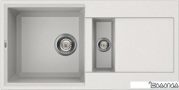 Кухонная мойка Elleci Easy 425 Bianco Titano 68