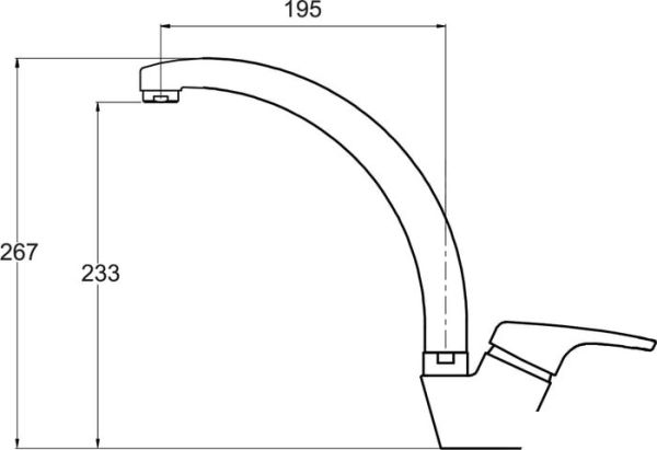 Смеситель Aquasanita Ambra 2813 (песочный)