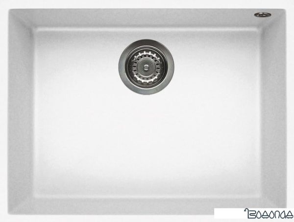 Кухонная мойка Elleci Quadra 110 Undermount White K96
