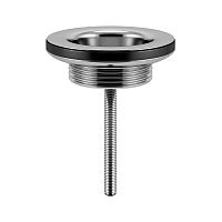 Выпуск для раковины Wellsee Drainage System 182145000 (универсальный, подходит как для раковин с переливом, так и для раковин без переливного отверстия; высота 81-139 мм; хром)