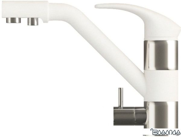 Смеситель Polygran Дуо (белый хлопок 36) фото 1