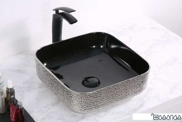 Умывальник Gid D1303H020 (черный/серебристый)