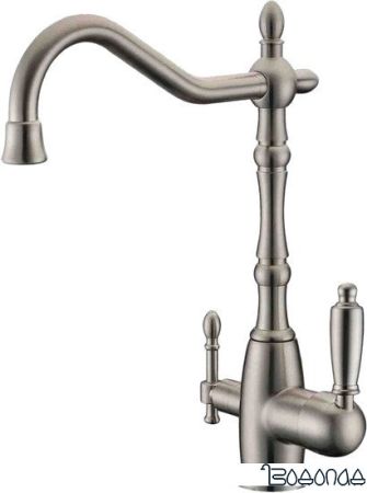 Смеситель ZorG ZR 312 YF-33 (никель) фото 1